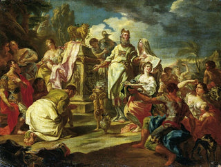 Venetian Master 18th Century - The Adoration of the Golden Calf.webp