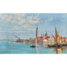 Maalauksen jäljennös Venetsia, näkymä San Giorgio Maggiore - Antonietta Brandeis