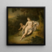 Venus ja Cupidon - Willem Van Mieris — kehystetty taideteos seinällä