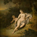 Venus ja Cupidon - Willem Van Mieris — näkymä teoksesta