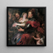 Venus ja Mars - Peter Paul Rubens — kehystetty taideteos seinällä