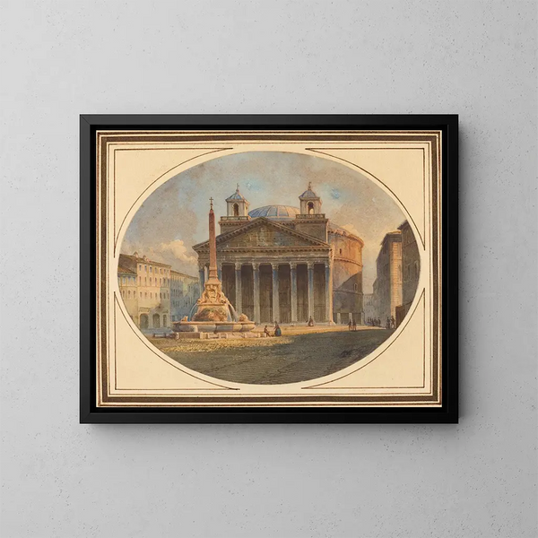 Le Panthéon - Victor Jean Nicolle — kehystetty taideteos seinällä