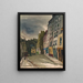 Rue Saint Julien le Pauvre Pariisi 5. - Victor Alfred Lundy — kehystetty taideteos seinällä