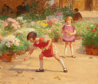 Victor Gabriel Gilbert - Gathering Flowers.webp