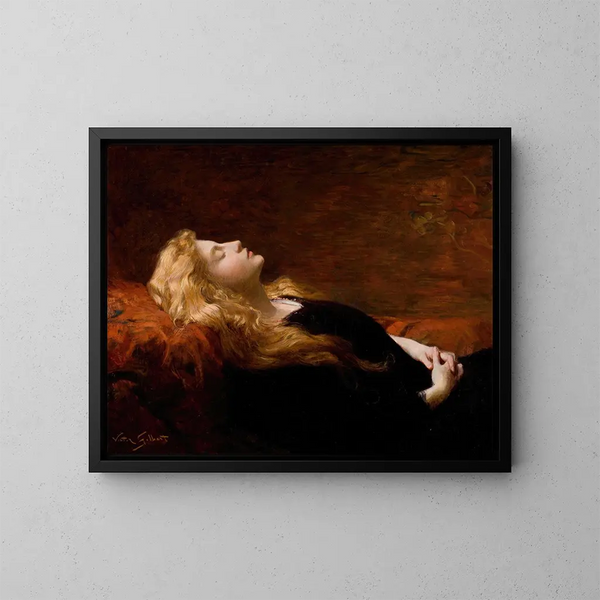 Le Repos - Victor Gabriel Gilbert — kehystetty taideteos seinällä