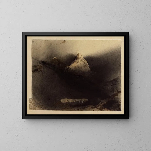 Le Mythe - Victor Hugo — kehystetty taideteos seinällä