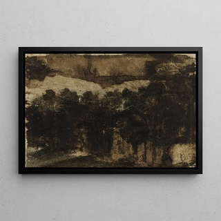 Victor Hugo - Rideau darbres au bord de leau.webp