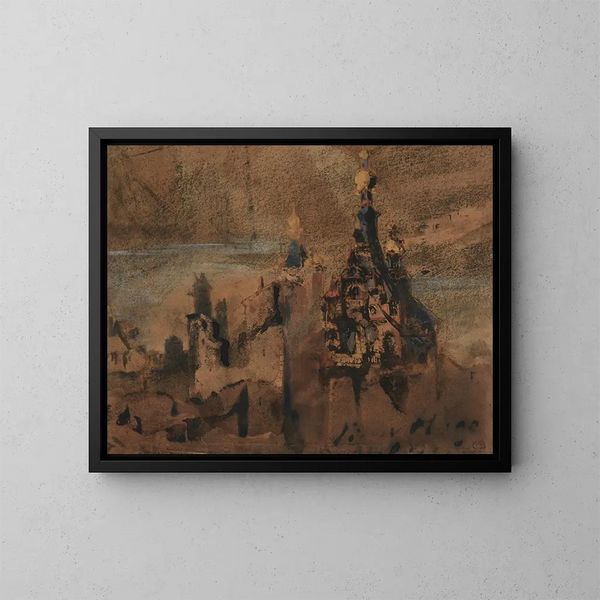 Souvenir d'Espagne - Victor Hugo — kehystetty taideteos seinällä