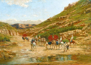 Victor Huguet - Caravane Dans Le Desert.webp