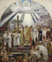 Venäjän kaste - Victor Mikhailovits Vasnetsov — näkymä teoksesta