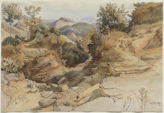 Victor Paul Mohn - The Sabine Hills and Rocca Santo Stefano Seen from Civitella.webp