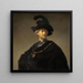 Vanha mies kultaketjulla - Rembrandt van Rijn — kehystetty taideteos seinällä
