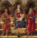 Vierge à l'Enfant avec les deux Saints Jean - Sandro Botticelli — näkymä teoksesta