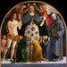 Vierge de Miséricorde et Saints Sébastien et Bernardino de Sienne - Luca Signorelli — esillä sisätilassa