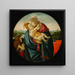 Vierge et Enfant avec Saint Jean-Baptiste - Sandro Botticelli — kehystetty taideteos seinällä