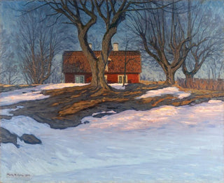 Vilhelm Behm - March Evening Sdermanland.webp