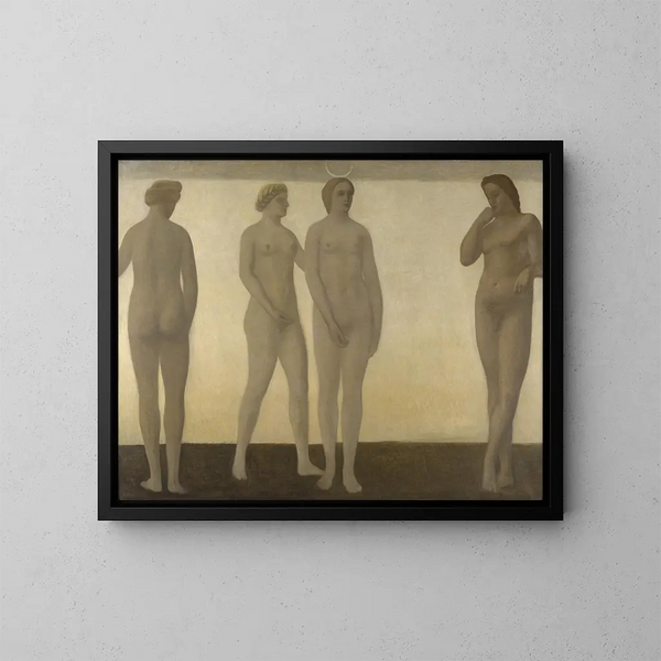 Artémis - Vilhelm Hammershøi — kehystetty taideteos seinällä