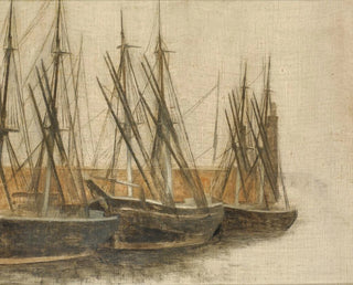 Christianshavn-kanavan maalaus Kööpenhaminassa - Vilhelm Hammershøi — näkymä teoksesta