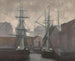 Quai de commerce du Groenland, Christianshavn, Kööpenhamina - Vilhelm Hammershøi — näkymä teoksesta