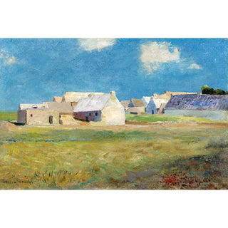 Village Breton - Odilon Redon | Reproduction Tableau Décoration murale affiche copie