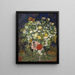 Kukkakimppu maljakossa - Vincent van Gogh — kehystetty taideteos seinällä