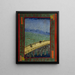 Hiroshigen jälkeen sadeveden alla oleva maalaus - Vincent van Gogh — kehystetty taideteos seinällä