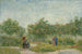 Montmartren puutarhamaalaus rakastavaisilla - Vincent van Gogh — näkymä teoksesta