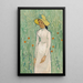 Jeune fille en blanc - Vincent van Gogh — kehystetty taideteos seinällä