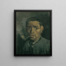 Miehen pää - Vincent van Gogh — kehystetty taideteos seinällä