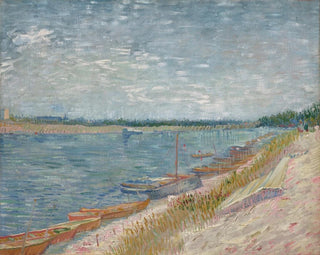 Vincent van Gogh - Les canots amarrs.webp