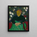 Madame Roulinin hoivaava vauvaa - Vincent van Gogh — kehystetty taideteos seinällä
