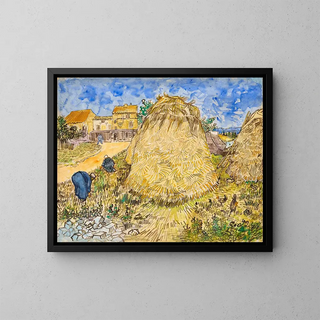 Vehnäterät - Vincent van Gogh — kehystetty taideteos seinällä