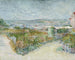 Montmartre Moulin de la Galette'n takana - Vincent van Gogh — näkymä teoksesta