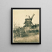 Moulin de la Galette - Vincent van Gogh — kehystetty taideteos seinällä