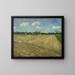 Champs labourés - Vincent van Gogh — kehystetty taideteos seinällä