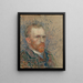 Vincent van Gogh — kehystetty taideteos seinällä