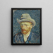 Vincent van Gogh — kehystetty taideteos seinällä
