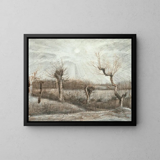 Têtards pollards - Vincent van Gogh — kehystetty taideteos seinällä