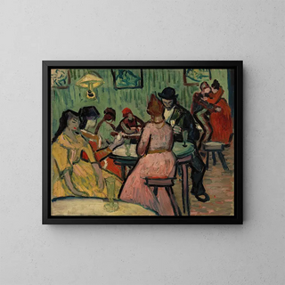 Le Lupanar - Vincent van Gogh — kehystetty taideteos seinällä
