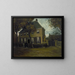 Le presbytère à Nuenen - Vincent van Gogh — kehystetty taideteos seinällä