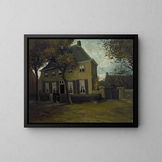 Le presbytère à Nuenen - Vincent van Gogh — kehystetty taideteos seinällä