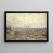 Montmartren näkymästä - Vincent van Gogh — kehystetty taideteos seinällä