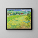 Vue des Vessenots près d'Auvers - Vincent van Gogh — kehystetty taideteos seinällä