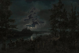 Vincentas Dmachauskas - Crusaders attacking the Castle of Punia.webp