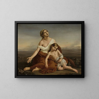 Vincenzo Camuccini - Hagar in the desert.webp