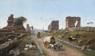 Vincenzo Giovannini - Via Appia allaltezza del IV Miglio.webp