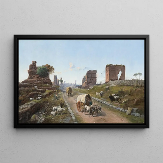 Vincenzo Giovannini - Via Appia allaltezza del IV Miglio.webp
