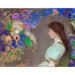 Maalauksen jäljennös Violette Heymann - Odilon Redon