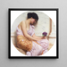 Violettes Douces - John William Godward — kehystetty taideteos seinällä