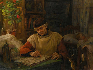 "Le fils est loin" - Virginie Demont-Breton — näkymä teoksesta
